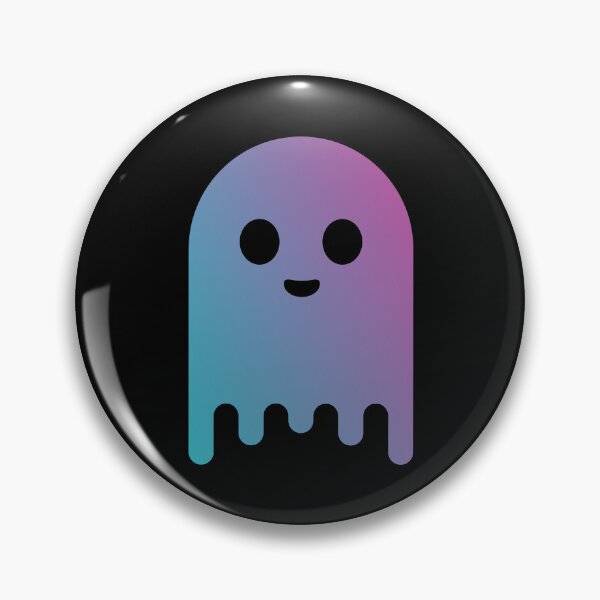 Item preview, Aave AAVE Crypto Altcoin - Clean Gradient Ghost Character designed and sold by CryptoMoods.
