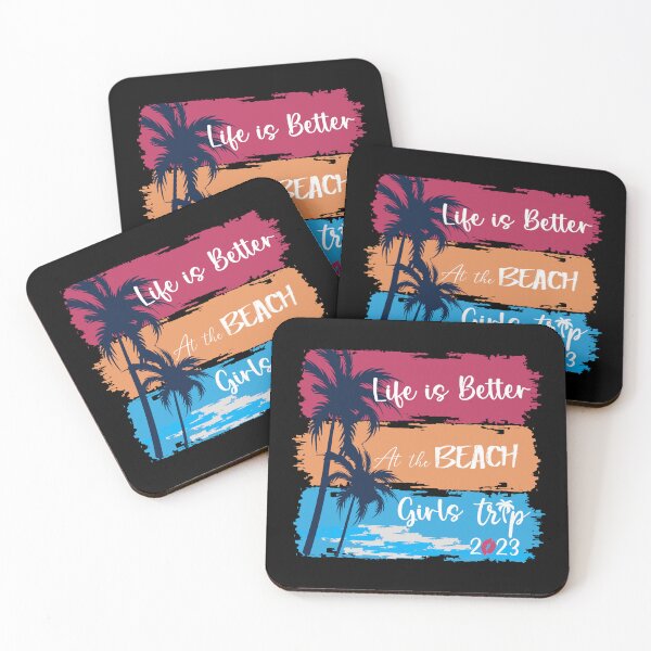 Item preview, Life is Better at the Beach Girls Trip Vacation Vibes 2023 designed and sold by Karry-Pat.