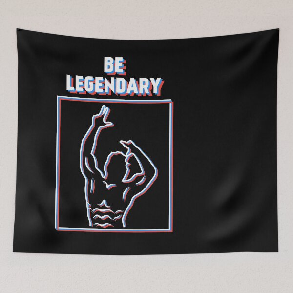 Item preview, Be Legendary, Zyzz Pose, Fitness 3D effect designed and sold by EnzoVectorism.
