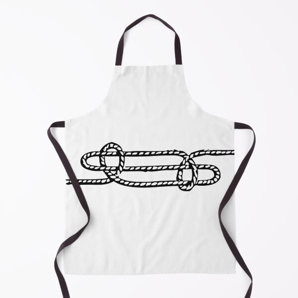 Item preview, Sheepshank Knot, Black on White designed and sold by TheTautLine.