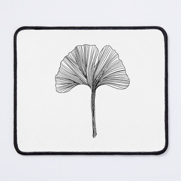 Item preview, Black & White Gingko Leaf designed and sold by CadyDawn.