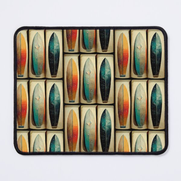 Item preview, Futurism Retro Vintage Surfboards Beach Decoration Art Gift designed and sold by LADistrictGarb.