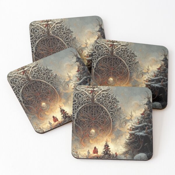 Item preview, Intricate Pagan X-mas Card designed and sold by CartoonrBOY.