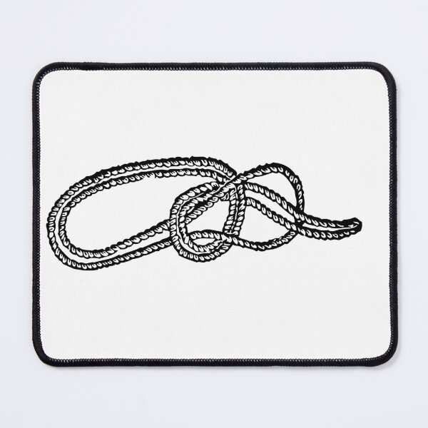 Item preview, Bowline on a Bight, Black on White designed and sold by TheTautLine.