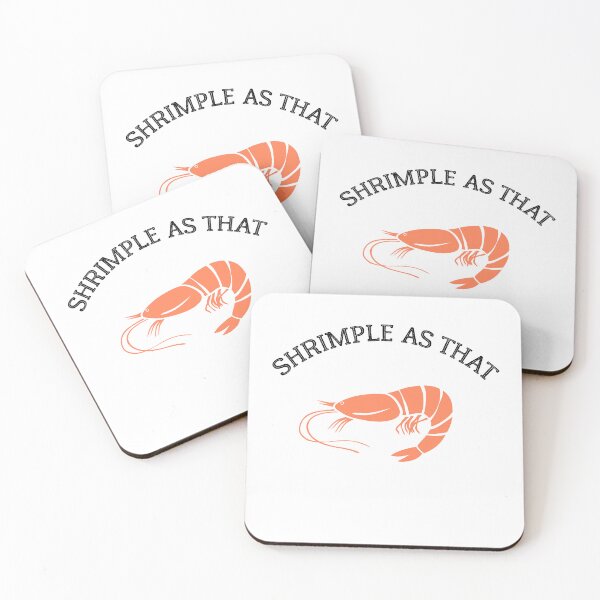 Item preview,  Shrimple as that  ! Shellfish, Shrimp Seafood Lovers designed and sold by Raiko-art.