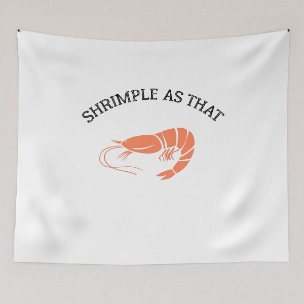 Item preview,  Shrimple as that  ! Shellfish, Shrimp Seafood Lovers designed and sold by Raiko-art.