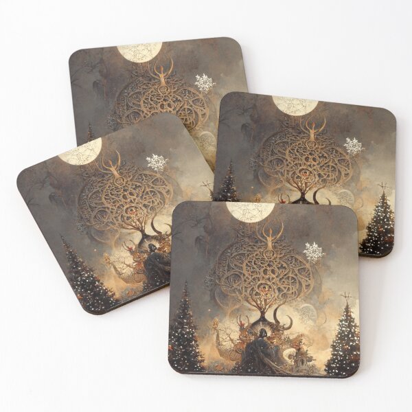 Item preview, Intricate Pagan X-mas Card designed and sold by CartoonrBOY.