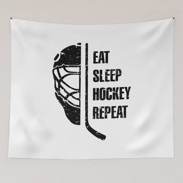 Item preview, Eat Sleep Hockey Repeat designed and sold by Nepaz-Designs.