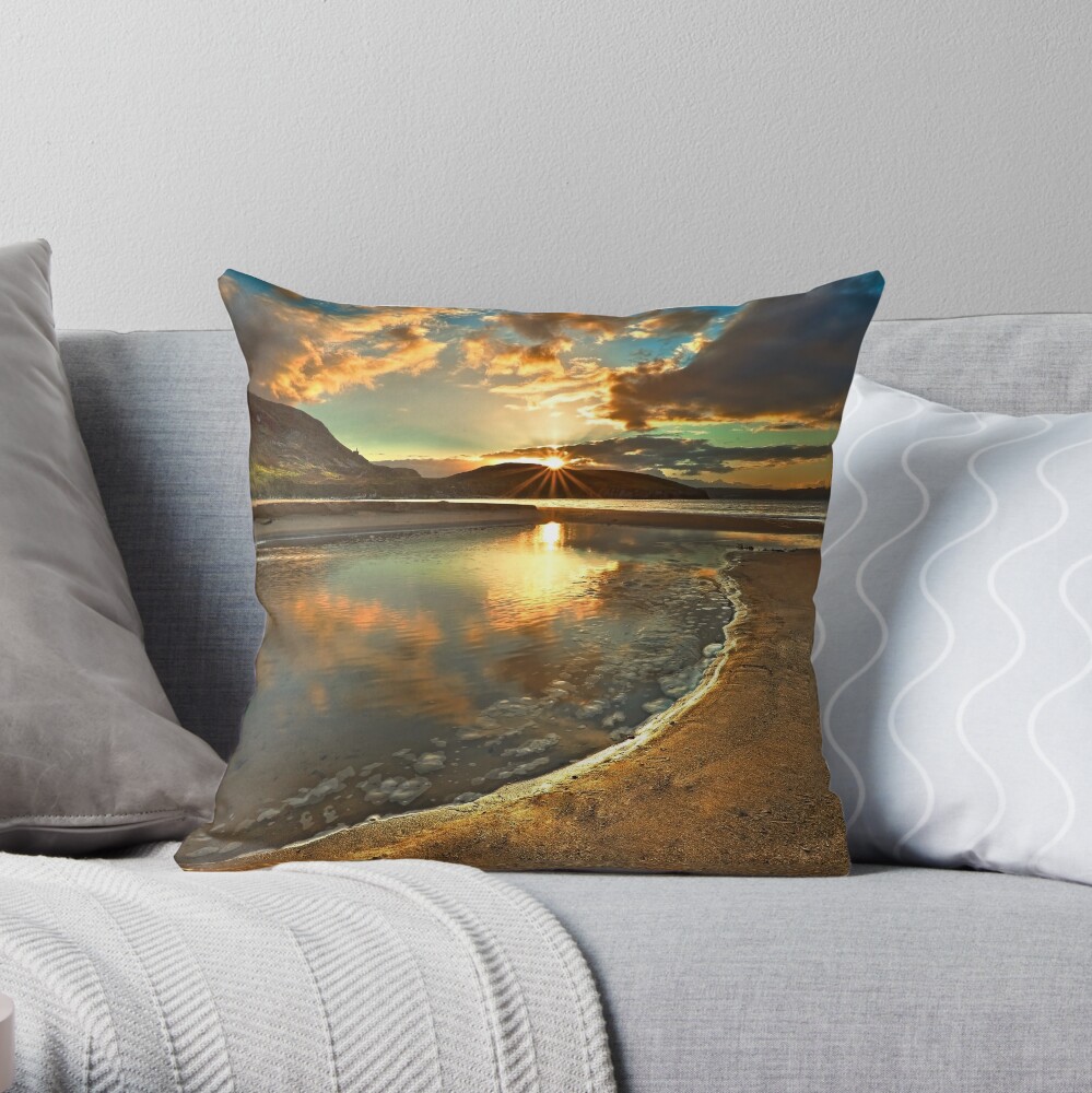 Dunree Sunset Throw Pillow