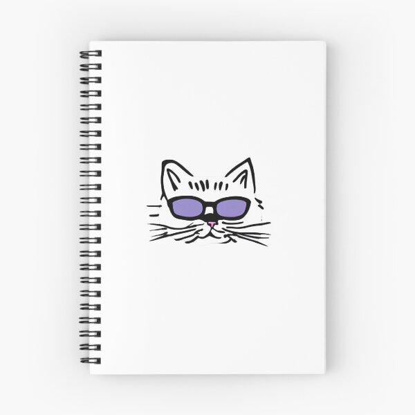 Item preview, Cute Cat Wearing Sunglasses designed and sold by StickerBird.