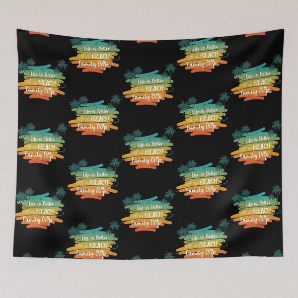 Item preview, Life is Better at the Beach Family Trip Vacation Vibes designed and sold by Karry-Pat.