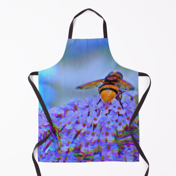 Item preview, Psychedelic Bee On Distorted Flowers designed and sold by Stonio.