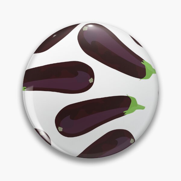 Item preview, Aubergine - eggplant pattern designed and sold by knappidesign.