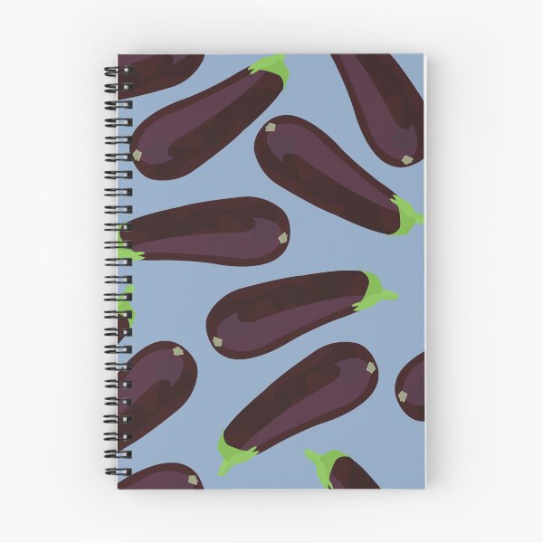 Item preview, Aubergine - eggplant pattern designed and sold by knappidesign.