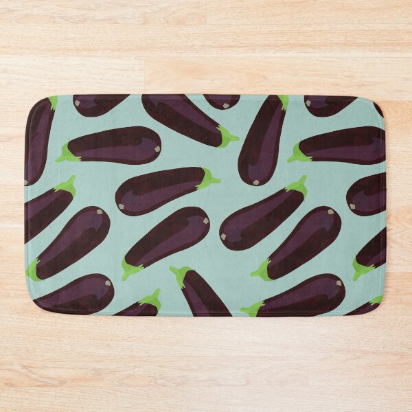 Item preview, Aubergine - eggplant pattern designed and sold by knappidesign.