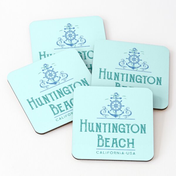 Item preview, Huntington Beach California Vintage Nautical Design designed and sold by Futurebeachbum.