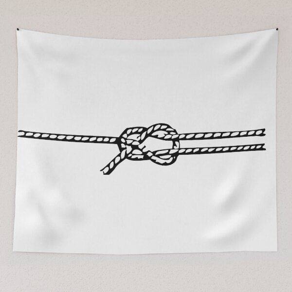 Item preview, Sheet Bend, Black on White designed and sold by TheTautLine.