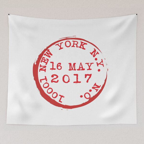 Item preview, New York City Manhattan Chelsea Zip Code Clinton Postmark Postage Stamp designed and sold by Travel Time.