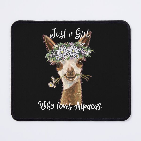Item preview, Just a Girl Who Loves Alpacas Shirt, Just a Girl Who Loves Alpaca Gifts designed and sold by leekellerart.