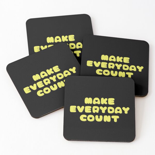 Item preview, Make Everyday Count Motivational Quote designed and sold by NinniShop.