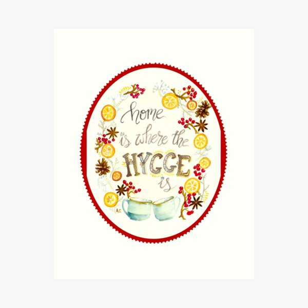 Item preview, Hygge Watercolor designed and sold by SurfPixieArt.