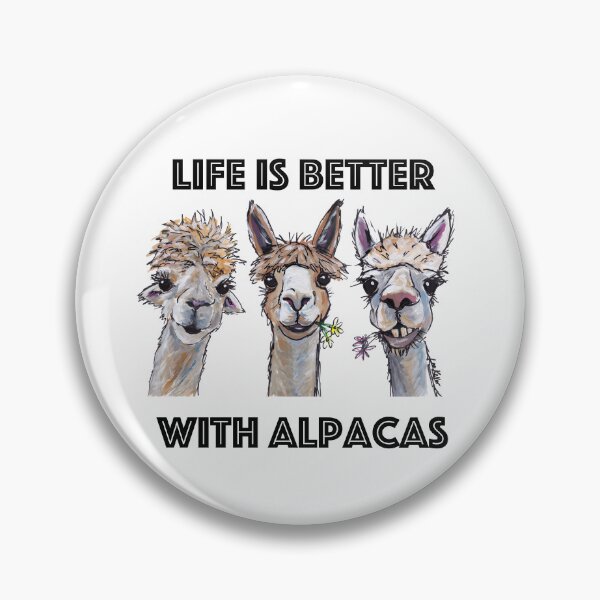Item preview, Life is Better with Alpacas Art, Alpaca Shirts and Alpaca Art designed and sold by leekellerart.