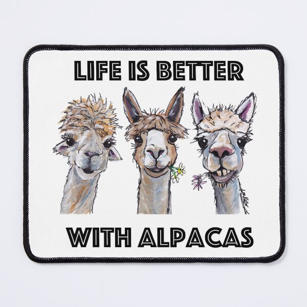 Item preview, Life is Better with Alpacas Art, Alpaca Shirts and Alpaca Art designed and sold by leekellerart.
