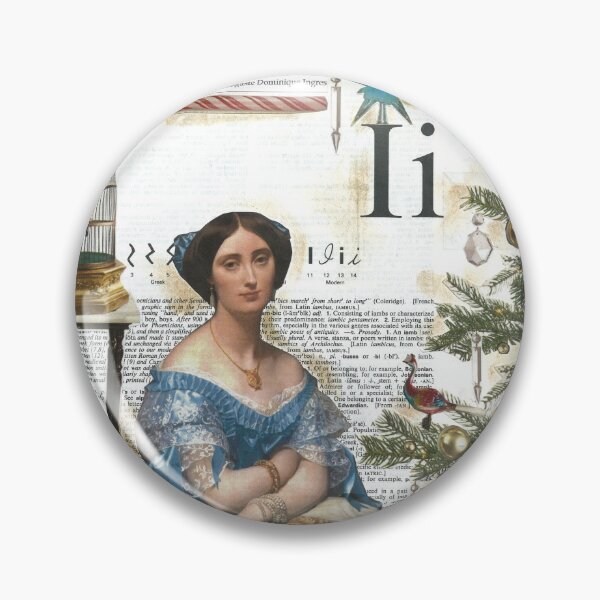 Item preview, Princess de Broglie Ingres Dictionary Collage Parody for Art Book Lover designed and sold by KathyGrippi.