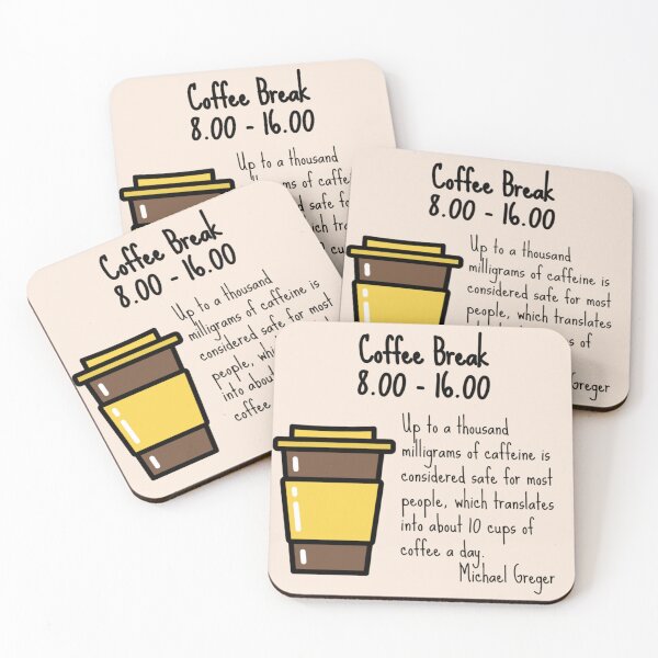 Item preview, Coffee break 8.00-16.00 designed and sold by kattilako.