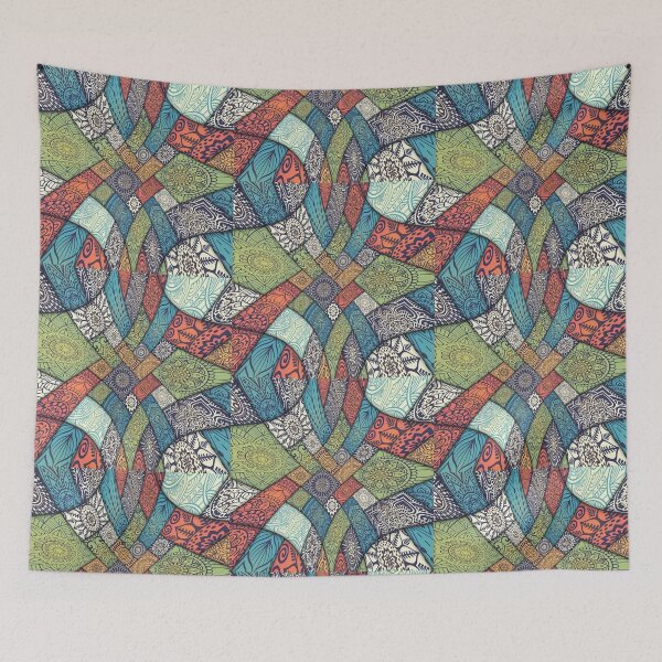 Item preview, Sarilmak patchwork Tapestry designed and sold by Vehiclestore.