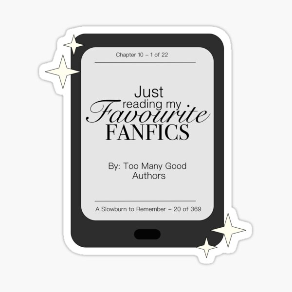 Artikel-Vorschau von Ich lese gerade Fanfics, designt und verkauft von foolsgoldbruh.