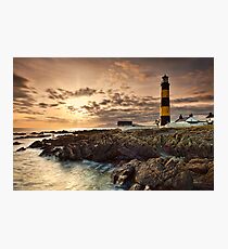 Lighthouse Sunset Photographic Print
