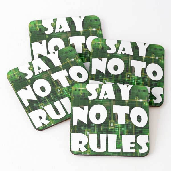 Item preview, SAY NO TO RULES T-shirt / and many other products....... designed and sold by Misnrays93.