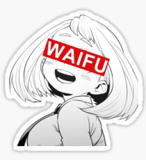 Ochaco Uraraka Waifu - Anime Sticker