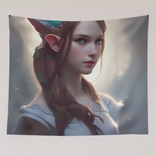 Item preview, Cute Fantasy Elf Maiden Purple designed and sold by Eliteijr.