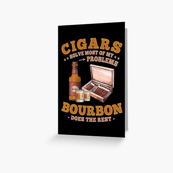 Item preview, Funny Cigar Sayings for Bourbon Whiskey and Cigars Lovers designed and sold by grinta2021.