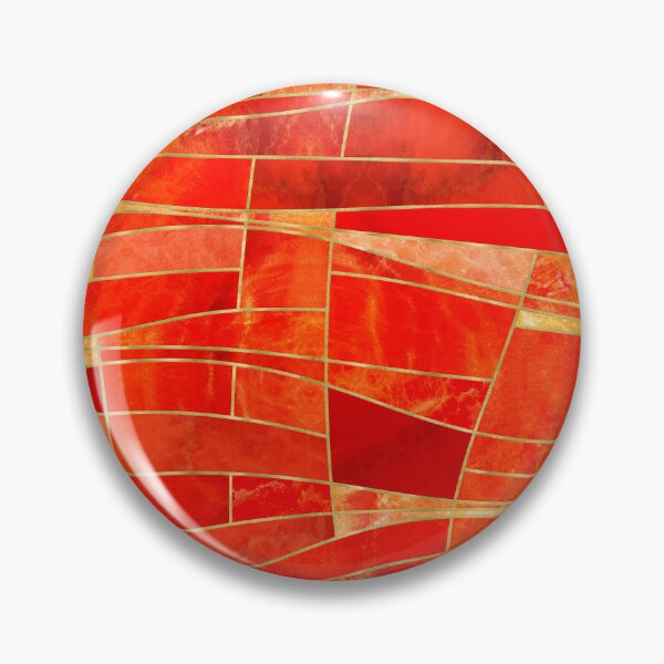 Artikelvorschau, Mosaik-Wellen-Kunst - Zinnoberroter Sonnenstrahl entworfen und verkauft von k9printart.