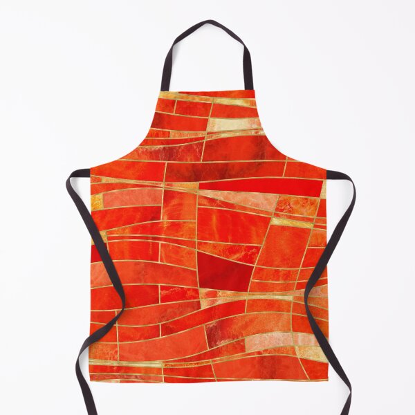 Artikelvorschau, Mosaik-Wellen-Kunst - Zinnoberroter Sonnenstrahl entworfen und verkauft von k9printart.