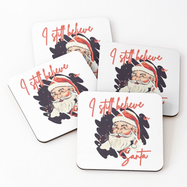 Item preview, Cartoon I Still Believe in Santa Quote designed and sold by TheCreativeFab.
