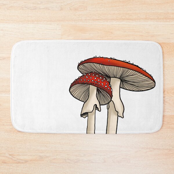 Item preview, Pair of Mushrooms - Amanita Muscaria (Red and White Fungi) designed and sold by Courtney Matulewicz.