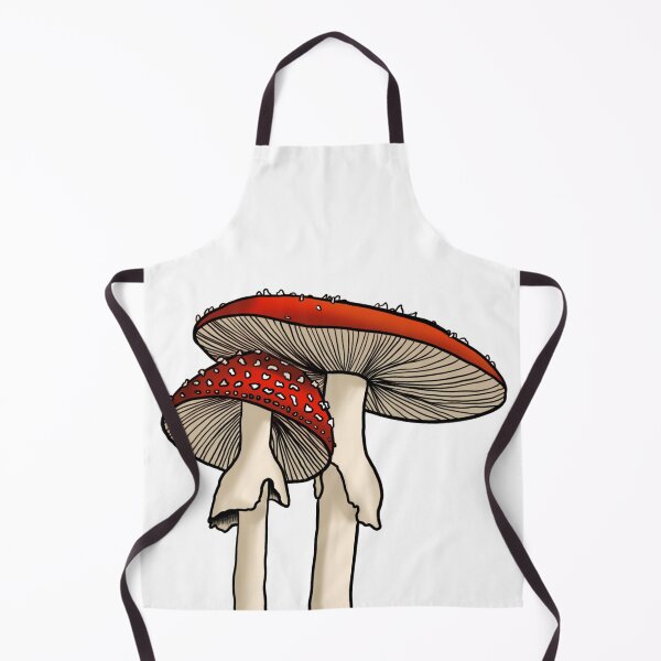 Item preview, Pair of Mushrooms - Amanita Muscaria (Red and White Fungi) designed and sold by Courtney Matulewicz.