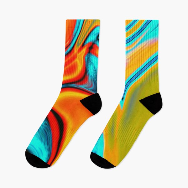Item preview, Vivid Modern Southwest Hipster Turquoise Orange Swirls designed and sold by skolfid brows ⭐⭐⭐⭐⭐ (5.0).