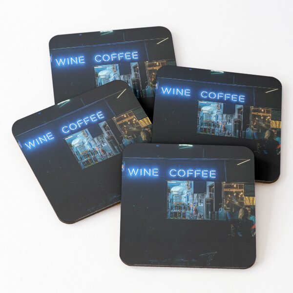 Item preview, Beer Wine Coffee - New York City Night Street Photography designed and sold by Anthonypresley.