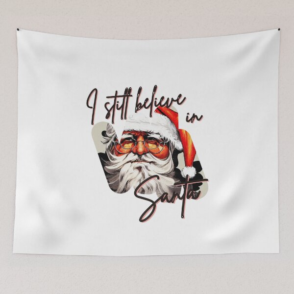 Item preview, Retro I Still Believe in Santa Quote designed and sold by TheCreativeFab.