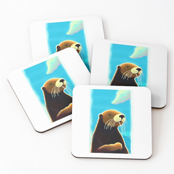 Item preview, Sea otter  designed and sold by GroovyDino.