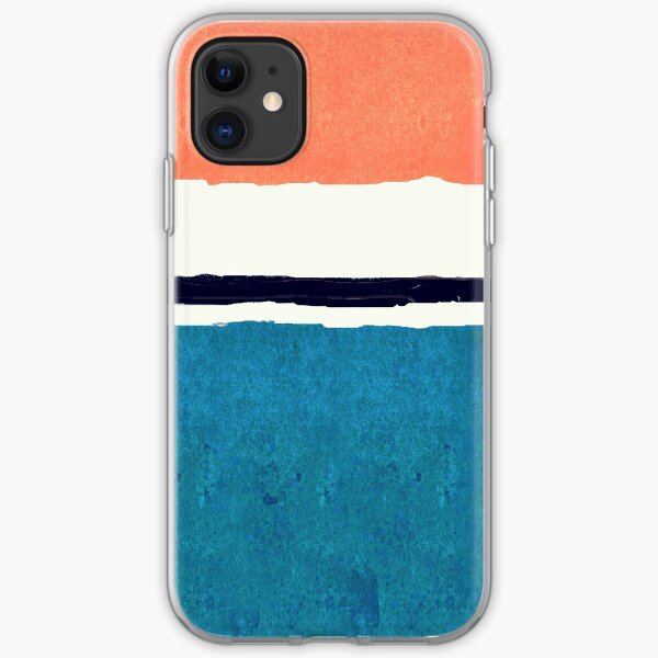 White Centered iPhone Soft Case