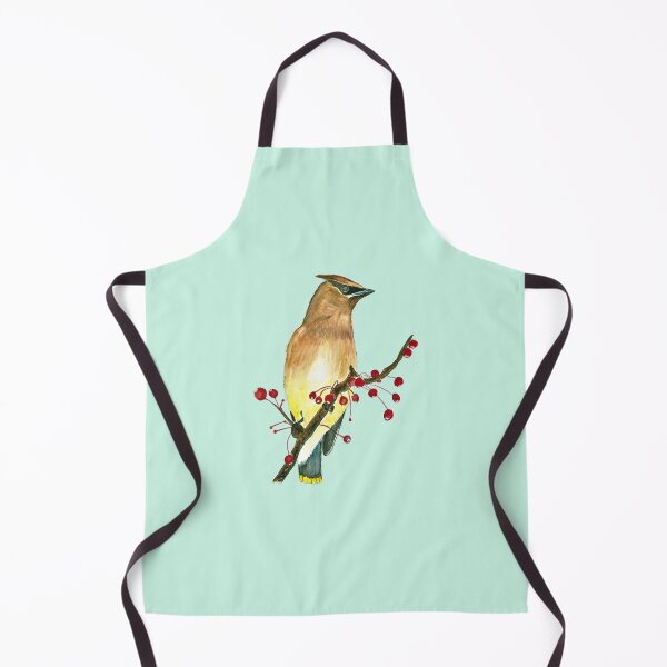 Item preview, Cedar Waxwing (watercolour) designed and sold by Sarah Addy.