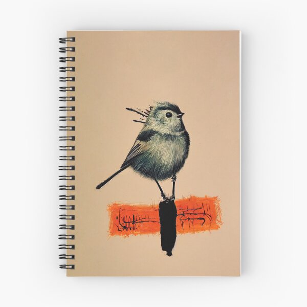 Item preview, Long-tailed bushtit, pop-art poster designed and sold by Åveline Dvorak.
