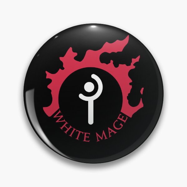 Item preview, FFXIV - Logotipo del mago blanco designed and sold by ThePhookas.