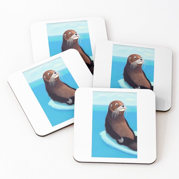 Item preview, Sea otter  designed and sold by GroovyDino.